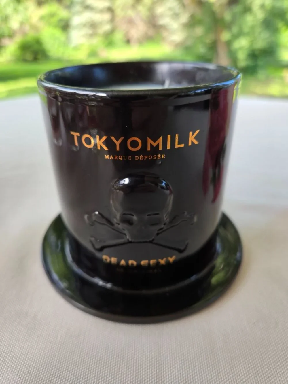 Dead Sexy Ceramic Candle with Cloche Toyko Milk by Margo Elena 06 Original